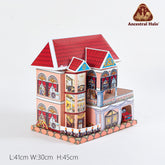 Ancestor Money - Chinese Joss Paper Three-Storey Villa Papercraft Joss Offering