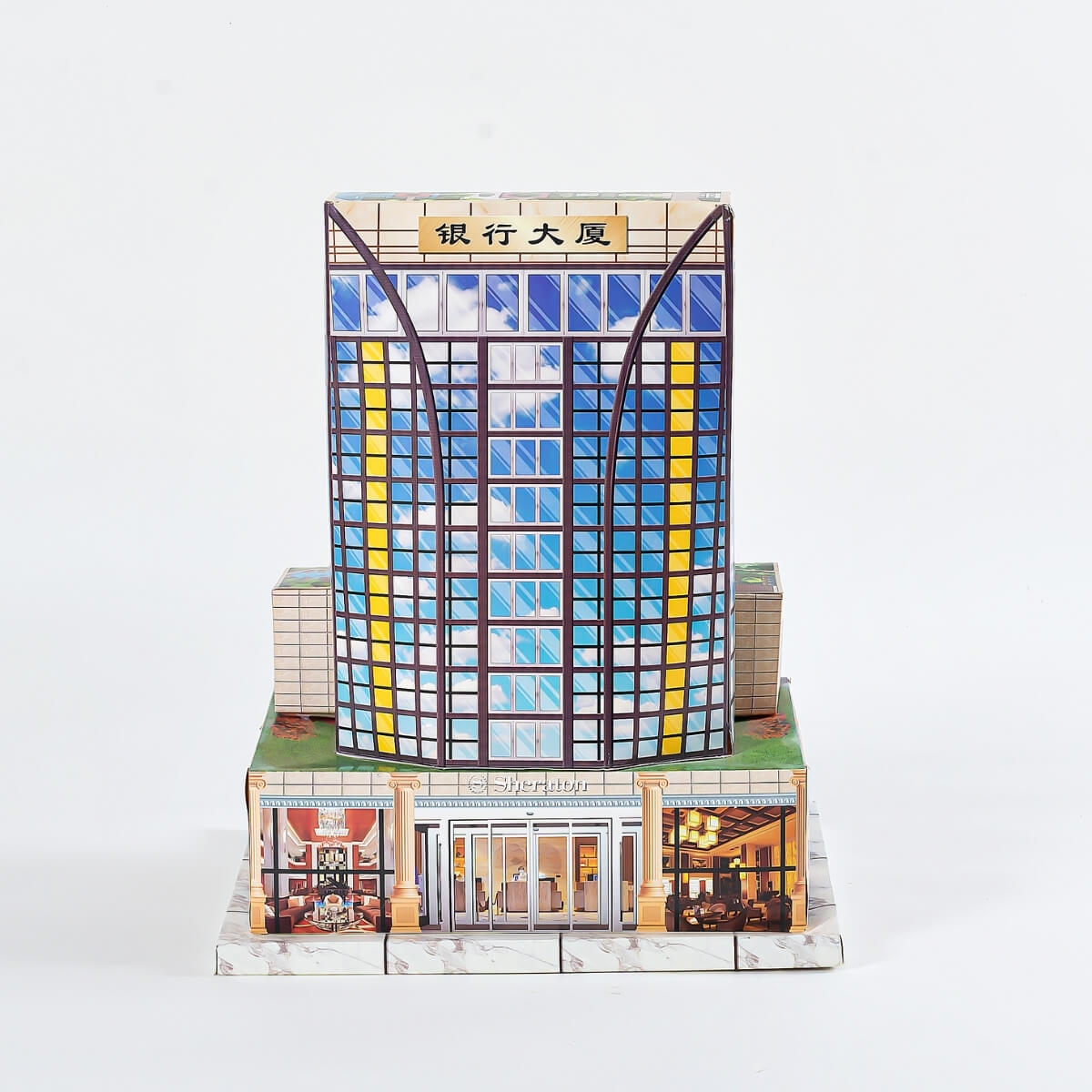 Ancestor Money – Joss Paper Bank Building Papercraft Joss Offering